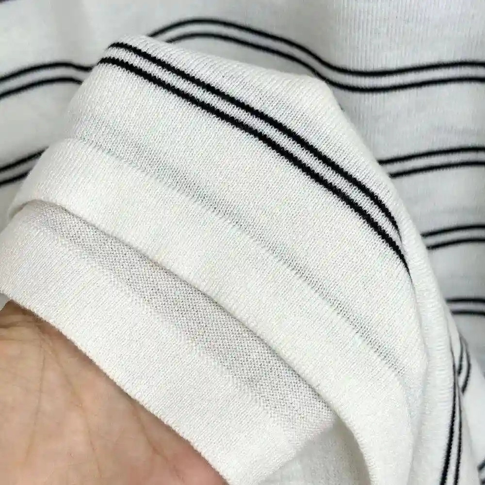 绝了!这件混纺条纹上衣火出圈,桑蚕丝羊毛质感惊艳全网