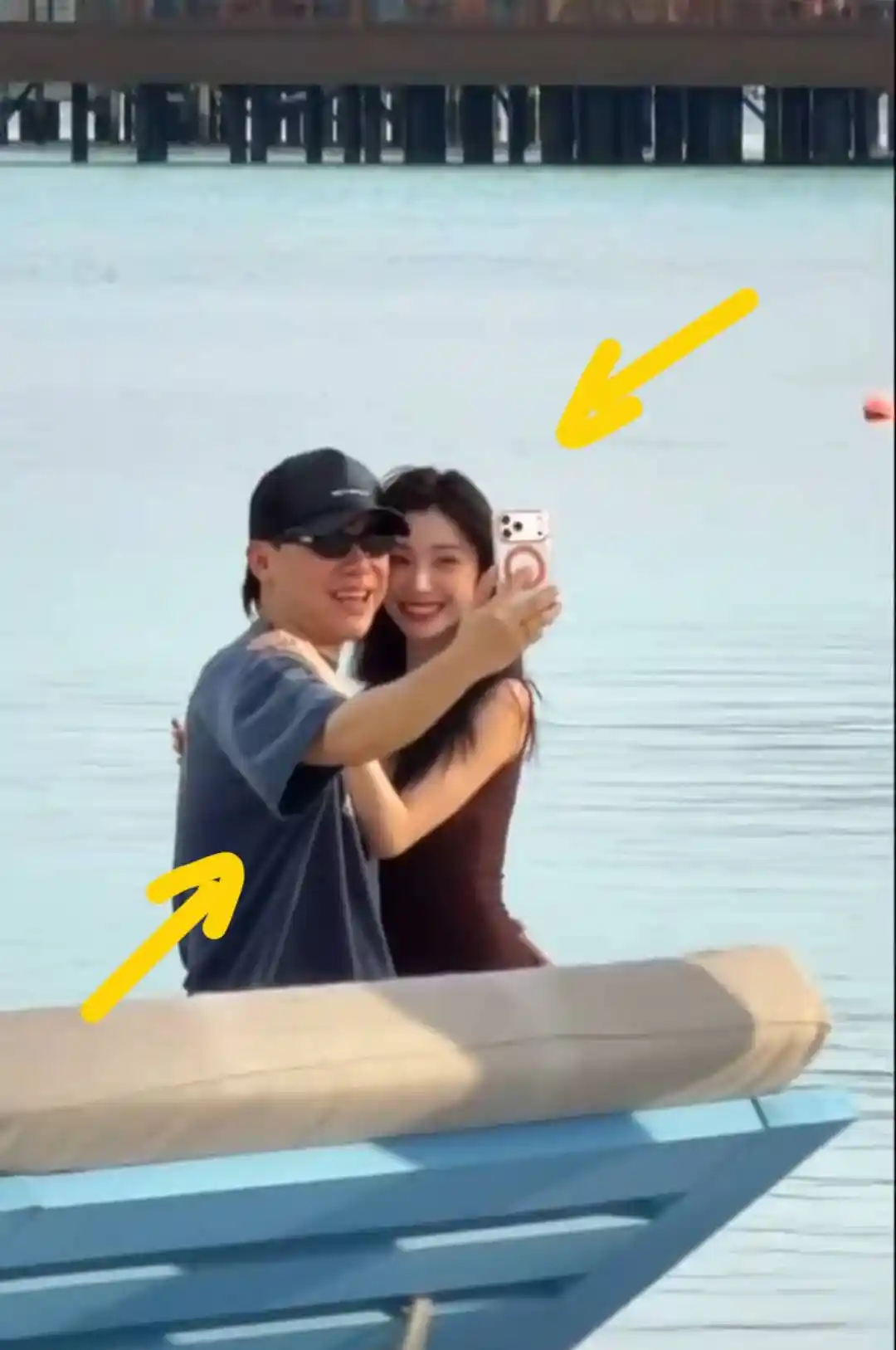 胡彦斌马尔代夫密会女网红？海边拥吻照曝光引爆全网热议