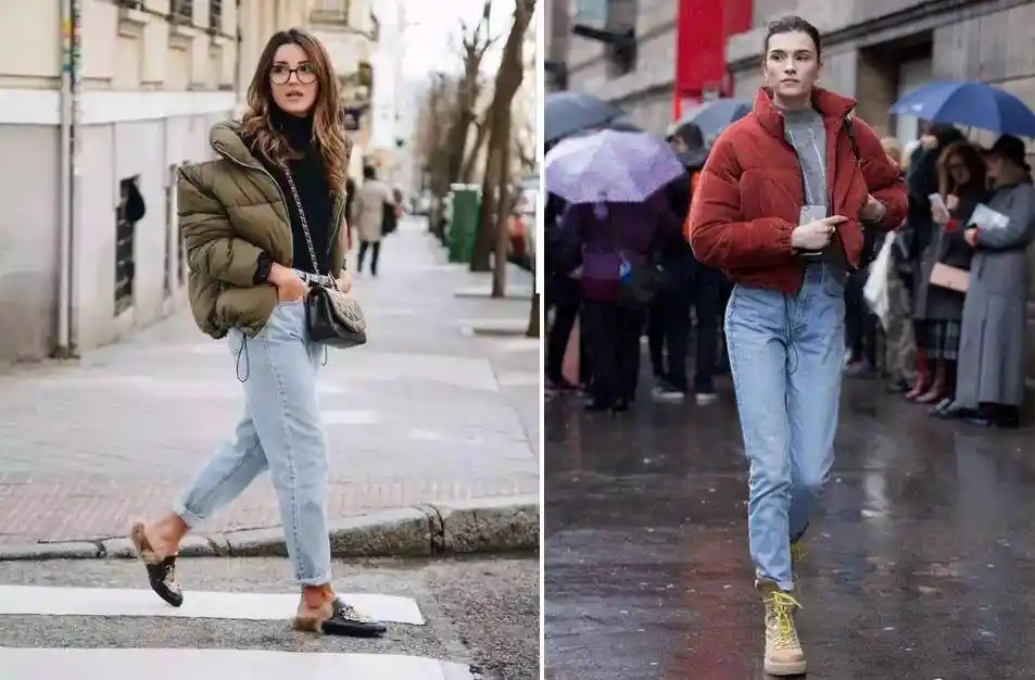 孟佳机场造型惊艳：上松下紧羽绒服演绎自信魅力