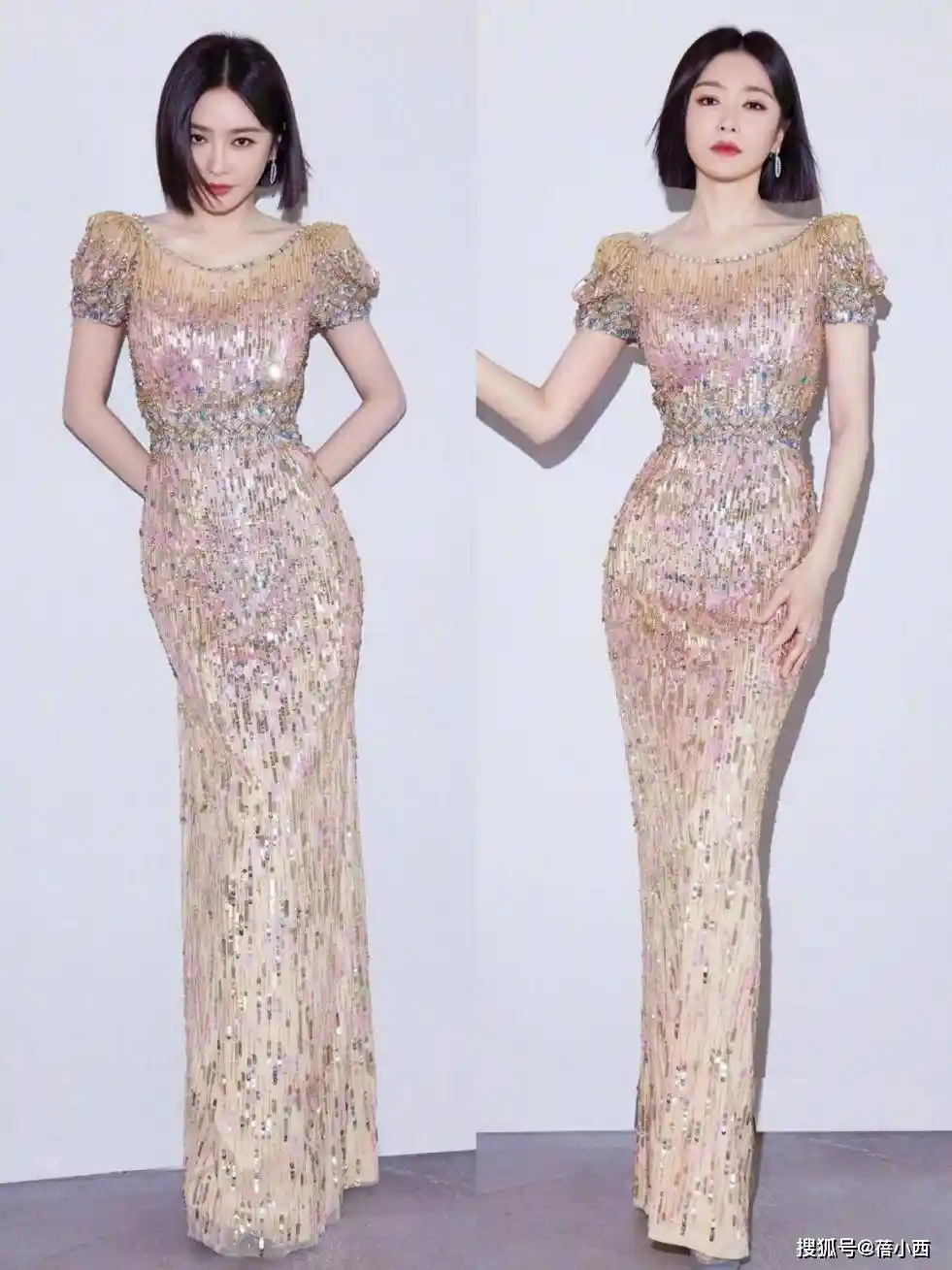 46岁秦岚水中写真惊艳曝光！吊带紧身裤勾勒极致腰臀比，美出新高度