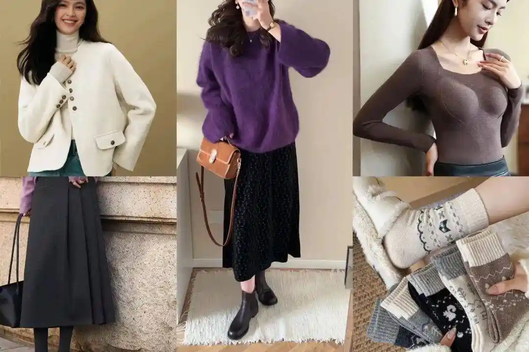 刘诗诗穿紫毛衣+阔腿裤惊艳亮相！兔毛羊毛混搭温柔暴击，大降温后时尚圈炸了