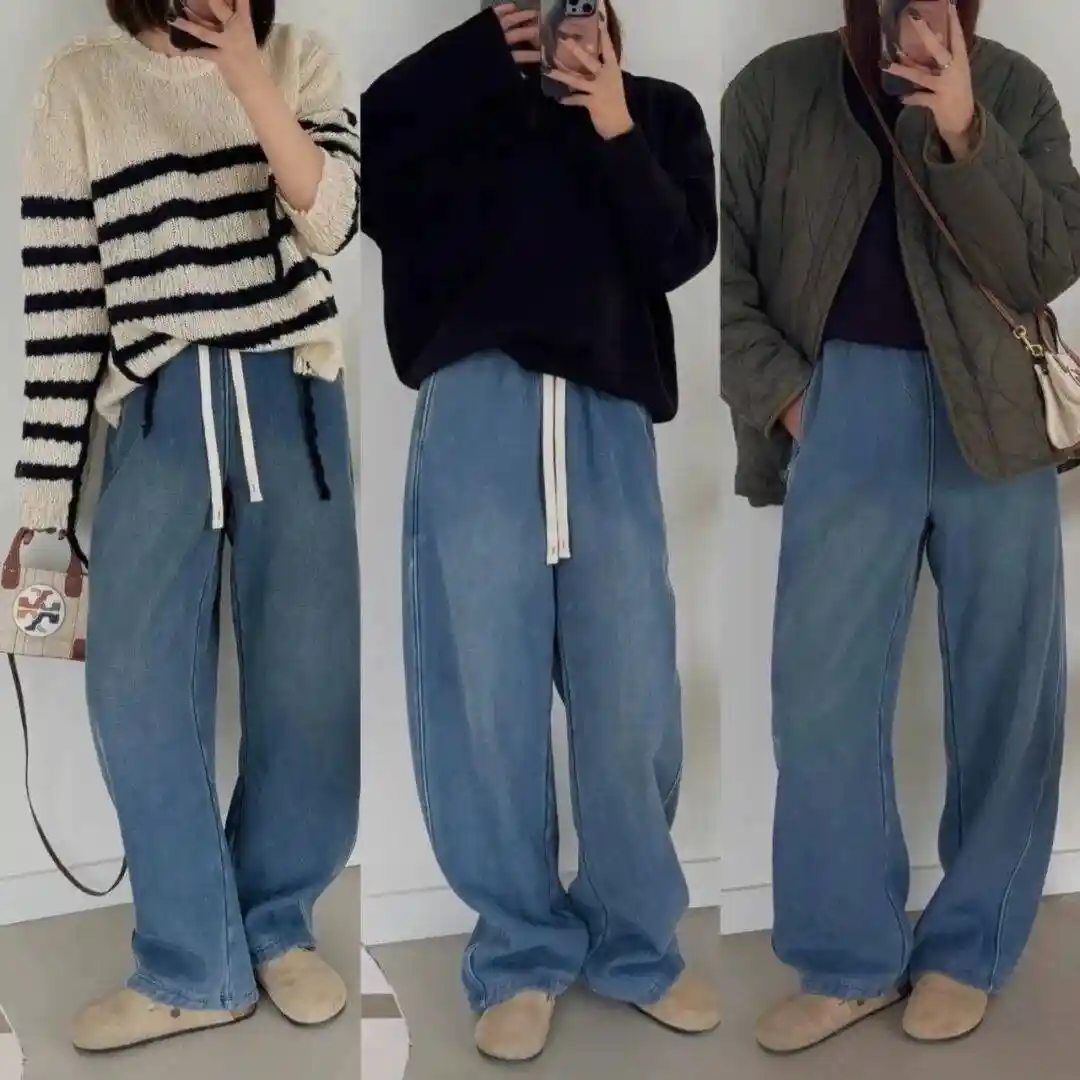 白百何慵懒文艺范穿搭曝光！灰毛衣配牛仔裤秒杀全场