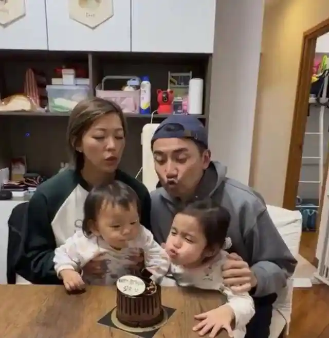 梁诺获全家温馨庆生，一屋子美女争相献吻引热议