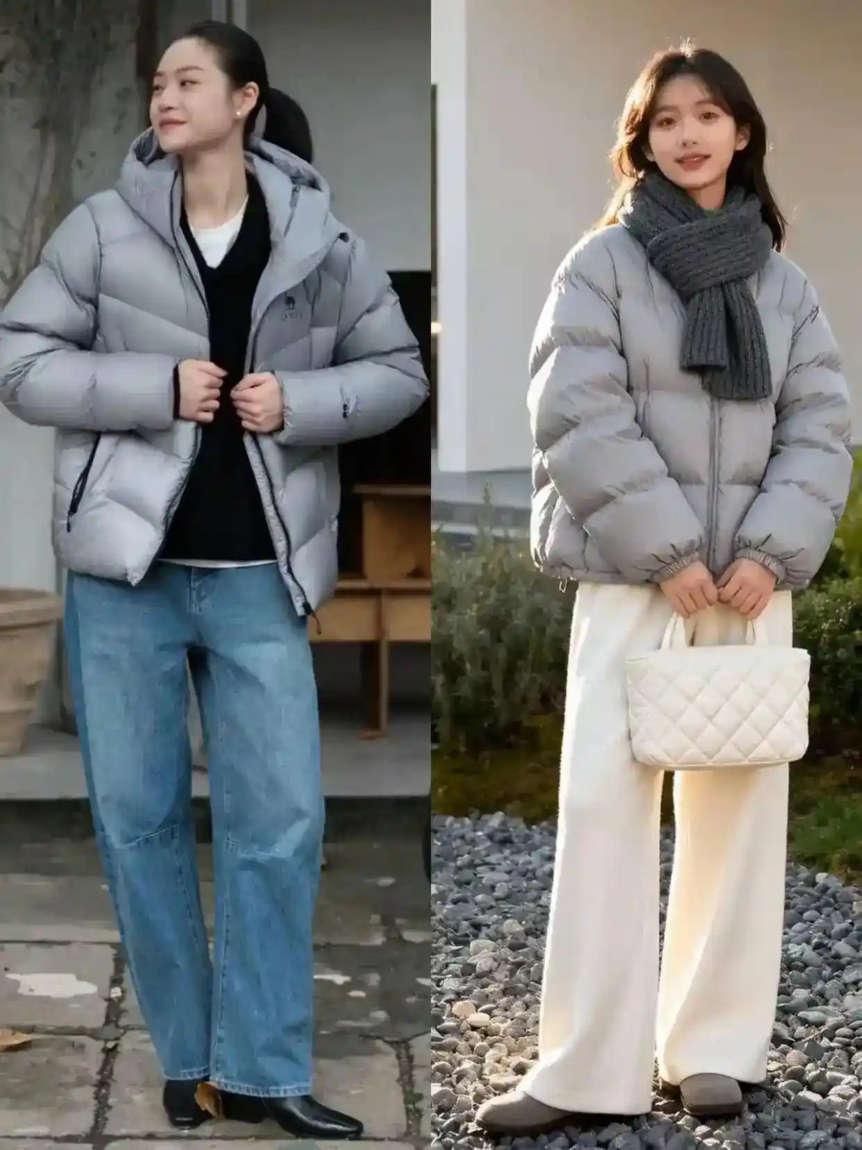 今冬羽绒服这样搭，3条裤子让你时髦到爆！