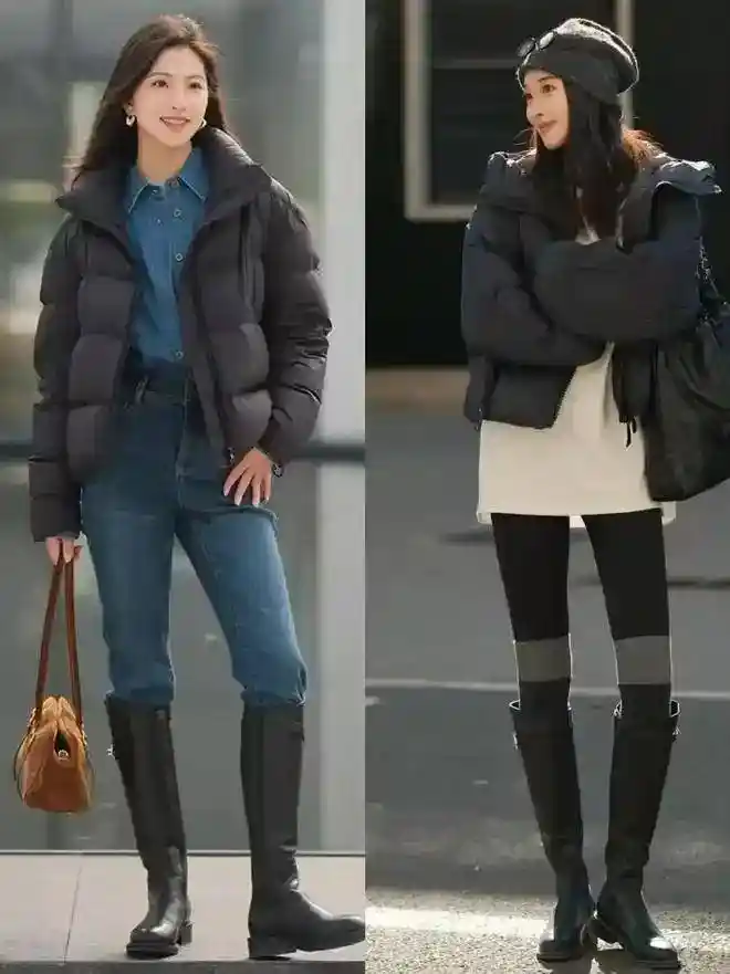 今冬羽绒服这样搭，3条裤子让你时髦到爆！